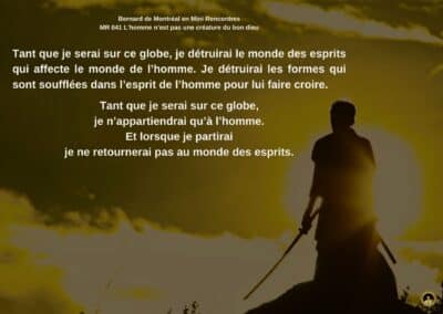 Synthèse vibratoire – MR 041  L’homme n’est pas une créature du bon dieu