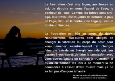 Synthèse vibratoire – MR 046 Le phénomène de la frustration