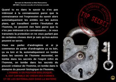 Synthèse vibratoire – MR-066 L’homme occulte et la femme occulte