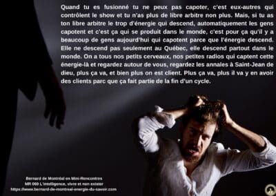 Synthèse vibratoire – MR 069 l’intelligence, Vivre et non exister