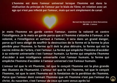 Synthèse vibratoire – MR 086  L’amour