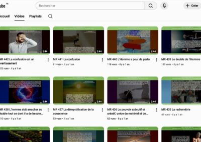 Notre support de diffusion sur YouTube