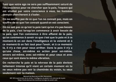 Synthèse vibratoire – MR 120 La perversion de la vérité, l&rsquo;intelligence du plaisir et la névrose de la vérité