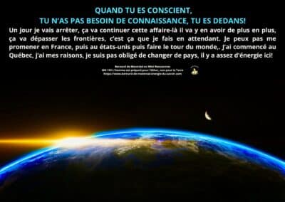 Synthèse vibratoire – MR 133 L&rsquo;homme est préparé pour l&rsquo;éther et non pour la terre