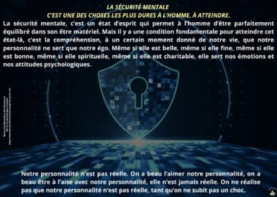 Synthèse vibratoire – MR 141 La sécurité dans le mental