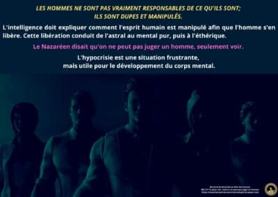 Synthèse vibratoire – MR 211 Tu peux voir, mais tu ne peux pas juger un homme