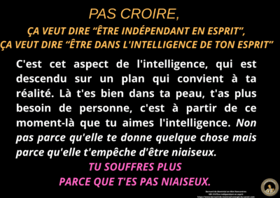 Synthèse vibratoire – MR 218 Être indépendant en esprit