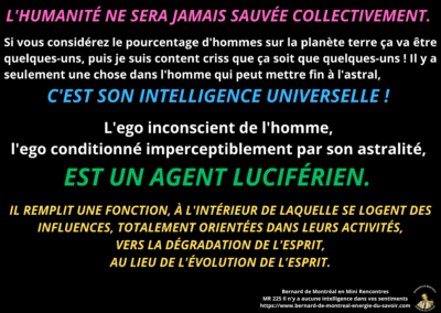 Synthèse vibratoire – MR 225 Il n&rsquo;y a aucune intelligence dans vos sentiments