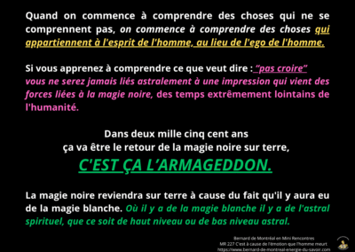 Synthèse vibratoire – MR 227 C&rsquo;est à cause de l&rsquo;émotion que l&rsquo;homme meurt