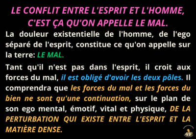 Synthèse vibratoire – MR 239 Chaque homme est responsable de son propre effroi