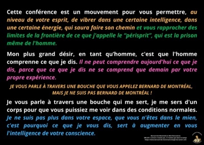 Synthèse vibratoire – MR 247 L&rsquo;univers n&rsquo;existe pas, il n&rsquo;existe que dans le temps.