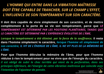 Synthèse vibratoire – MR 273 Conscience de son besoin réel