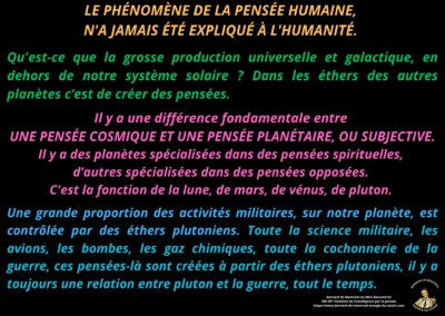 Synthèse vibratoire – MR 281 Violation de l’intelligence par la pensée
