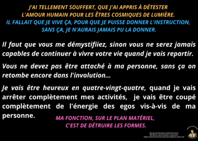 Synthèse vibratoire – MR 288 De la personnalité à la personne