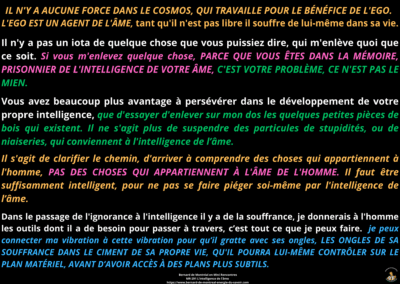 Synthèse vibratoire – MR 291 L’intelligence de l’âme