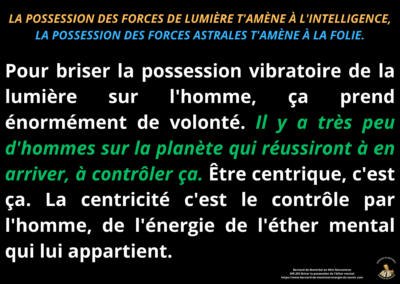 Synthèse vibratoire – MR 293 Briser la possession de l’éther mental