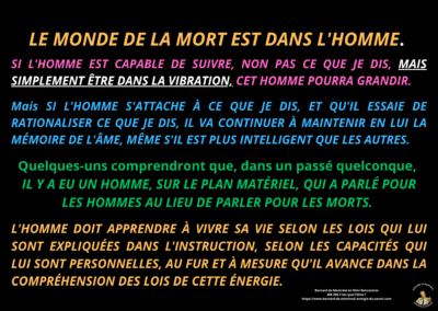 Synthèse vibratoire – MR 296 C’est quoi l’âme ?