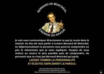 Synthèse vibratoire – MR 319 Découvrir l’objectivité de sa pensée