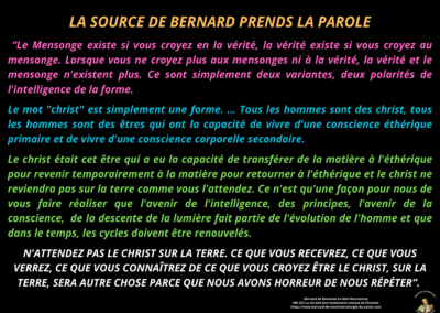 Synthèse vibratoire – MR 322 La vie doit être totalement connue de l’homme