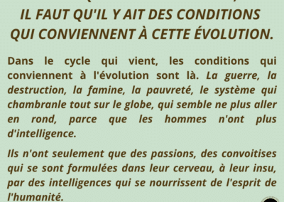 Synthèse vibratoire – MR 331 L’échec de l’intelligence de l’Homme