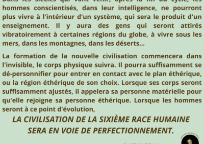 Synthèse vibratoire – MR 333 Reconquérir la conscience humaine par la conscience atomique