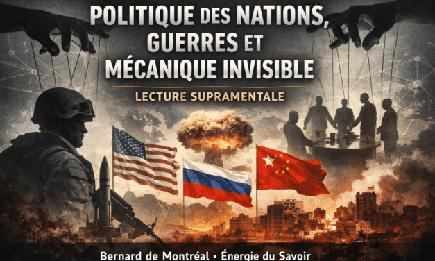 Politique des nations, guerres et mécanique invisible — lecture supramentale