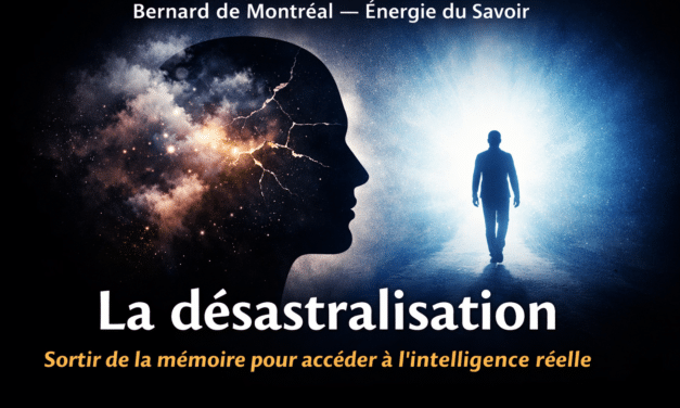 La désastralisation : sortir de la mémoire pour accéder à l’intelligence réelle