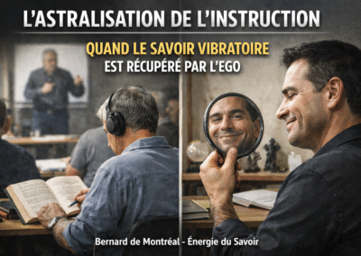 L’astralisation de l’instruction : quand le savoir vibratoire est récupéré par l’ego