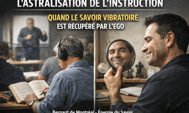 L’astralisation de l’instruction : quand le savoir vibratoire est récupéré par l’ego
