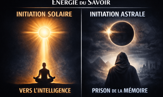 Initiation solaire vs initiation astrale : sortir de la mémoire pour entrer dans l’intelligence