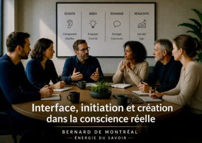 Sortir des illusions, entrer dans l’action réelle — Interface, conscience et création