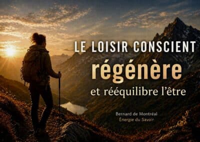 Loisirs — équilibre essentiel entre travail et régénération