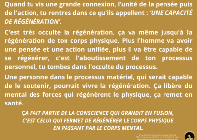 Synthèse vibratoire SEM 011 – Le processus matériel a une fin, l’occulte n’en a pas