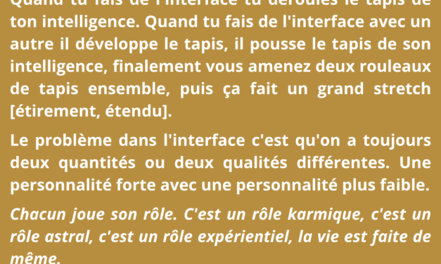 Synthèse vibratoire SEM 014 – L’interface et l’initiation sont toutes deux nécessaires