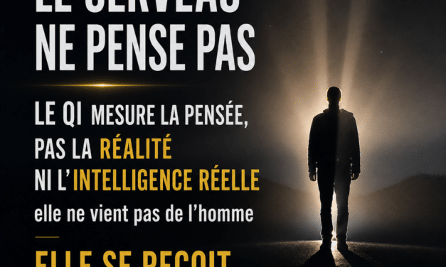 Le cerveau ne pense pas;  QI et intelligence réelle — le renversement supramental
