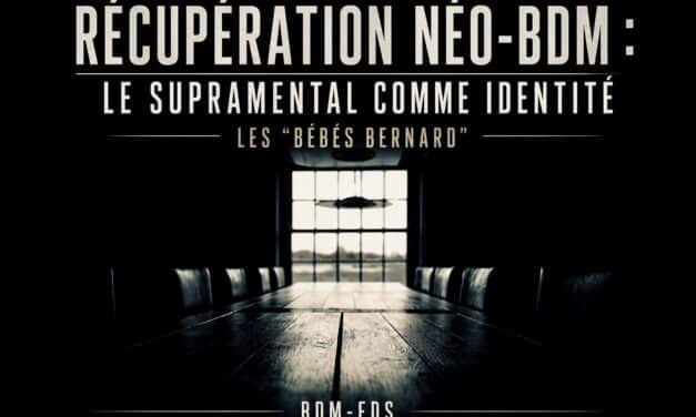 0a Récupération néo-BDM : le supramental comme identité