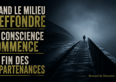 L’effondrement du mythe associé au milieu