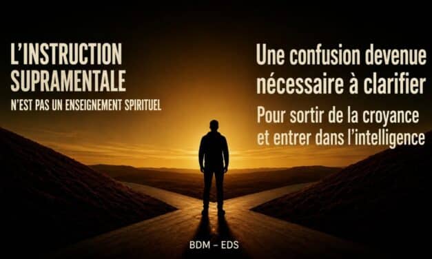 L’instruction supramentale vs l’enseignement spirituel